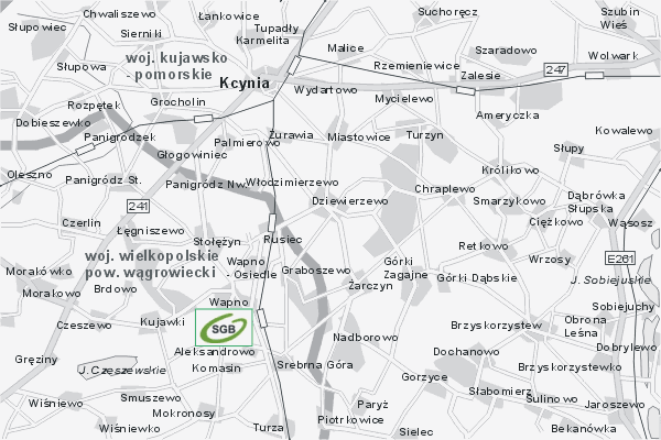 Mapa ( Plan ) Wielkopolski. Warstwa Bankowa Wielkopolska. Wielkopolska.  
  
   Warstwa bankowa prezentuje wybrane lokalizacje wielkopolskich bankw w postaci umieszczonego znaku graficznego BANK. Po najechaniu kursorem myszy na znak graficzny pojawia si nazwa i adres lokalizowanego banku (IE), a po klikniciu w niektre loga otwiera dodatkowe okienko z opisem banku i danymi teleadresowymi. Mapa wykonana jest w skali 1:50 000 - warstwa bankowa.

Wielkopolska - warstwa bankowa ( BANK ) Internetowego Planu Wielkopolski serwisu Cyber Wielkopolska.