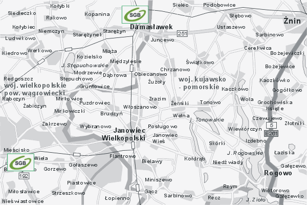 Mapa ( Plan ) Wielkopolski. Warstwa Bankowa Wielkopolska. Wielkopolska.  
  
   Warstwa bankowa prezentuje wybrane lokalizacje wielkopolskich bankw w postaci umieszczonego znaku graficznego BANK. Po najechaniu kursorem myszy na znak graficzny pojawia si nazwa i adres lokalizowanego banku (IE), a po klikniciu w niektre loga otwiera dodatkowe okienko z opisem banku i danymi teleadresowymi. Mapa wykonana jest w skali 1:50 000 - warstwa bankowa.

Wielkopolska - warstwa bankowa ( BANK ) Internetowego Planu Wielkopolski serwisu Cyber Wielkopolska.