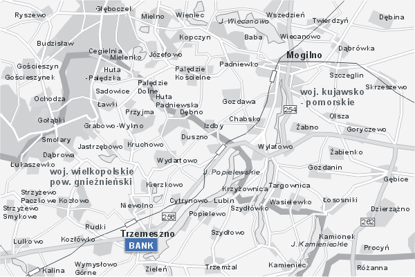 Mapa ( Plan ) Wielkopolski. Warstwa Bankowa Wielkopolska. Wielkopolska.  
  
   Warstwa bankowa prezentuje wybrane lokalizacje wielkopolskich bankw w postaci umieszczonego znaku graficznego BANK. Po najechaniu kursorem myszy na znak graficzny pojawia si nazwa i adres lokalizowanego banku (IE), a po klikniciu w niektre loga otwiera dodatkowe okienko z opisem banku i danymi teleadresowymi. Mapa wykonana jest w skali 1:50 000 - warstwa bankowa.

Wielkopolska - warstwa bankowa ( BANK ) Internetowego Planu Wielkopolski serwisu Cyber Wielkopolska.