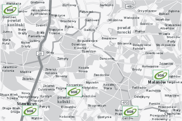 Mapa ( Plan ) Wielkopolski. Warstwa Bankowa Wielkopolska. Wielkopolska.  
  
   Warstwa bankowa prezentuje wybrane lokalizacje wielkopolskich bankw w postaci umieszczonego znaku graficznego BANK. Po najechaniu kursorem myszy na znak graficzny pojawia si nazwa i adres lokalizowanego banku (IE), a po klikniciu w niektre loga otwiera dodatkowe okienko z opisem banku i danymi teleadresowymi. Mapa wykonana jest w skali 1:50 000 - warstwa bankowa.

Wielkopolska - warstwa bankowa ( BANK ) Internetowego Planu Wielkopolski serwisu Cyber Wielkopolska.